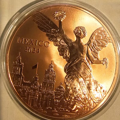 5 oz Copper Libertad