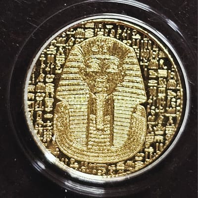 Egyptian Gold-King Tut Round-NGC MS70