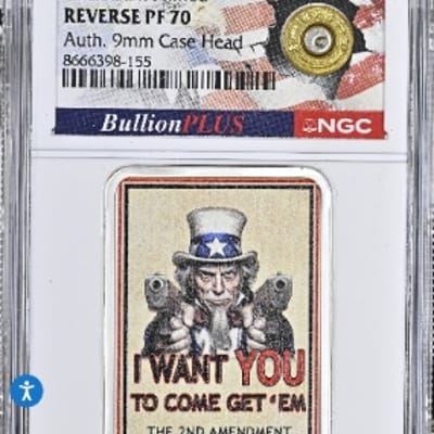 2025 Niue 1 oz Silver Uncle Sam Primed NGC PF70