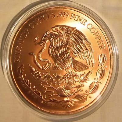 5 oz Copper Libertad - additional view