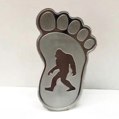 5g .999 Pure Silver Squatch Foot - additional view