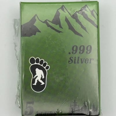 5g .999 Pure Silver Squatch Foot