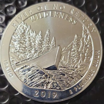 5 oz .999 SILVER IDAHO "ATB" QUARTER  - additional view
