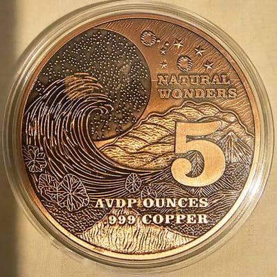 Lot of 2-5oz Cu Rds, 1-GrandCanyon & 1-NiagaraFall - additional view