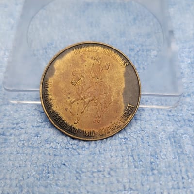 1969 French Commemorative Oil Token - additional view