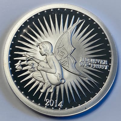 2014 In Silver We Trust -Silverbug .999 1 oz 