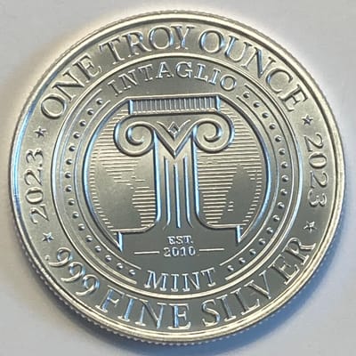 1 ozt .999 Silver UFOs Over Tokyo Round - additional view