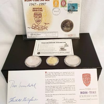 Gold 7.5 gram 100 Tala Ra II and 2 Silver coins