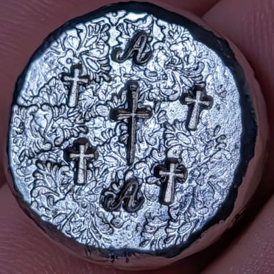 Rare Poured Silver Round 18.53 grams 999