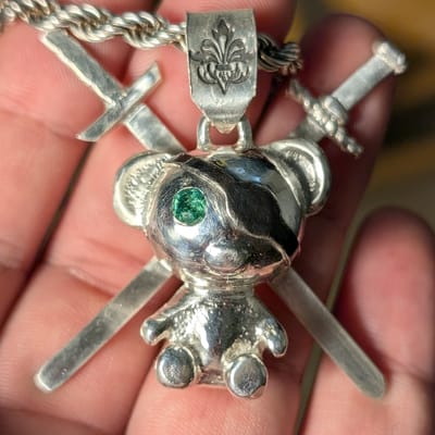 Custom 999 fine silver chain
