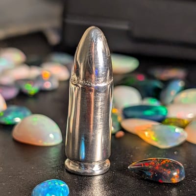 Poured Fine-Silver Bullets 999 