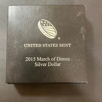 2015-P March of Dimes Commemorative Silver Dollar 