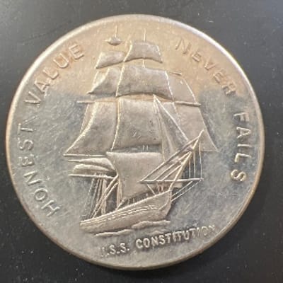  Vintage 1 oz USS Constitution 