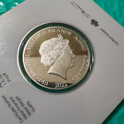 2022 Solomon Islands Statue of Liberty 1.5 oz Silv