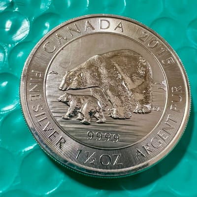 2015 Canada Polar Bear 1.5 ounce .9999