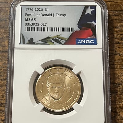 President Trump Dual Date $1