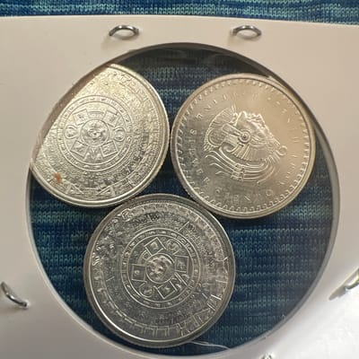 1/10 ounce Aztec calendar  - additional view