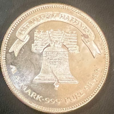  Vintage 1989 A Mark Liberty Bell.999