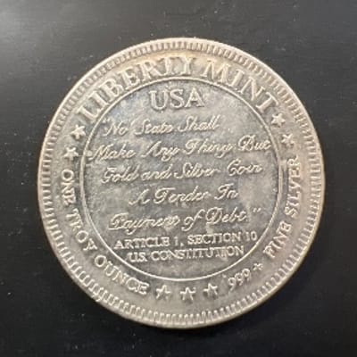  Vintage 1 oz USS Constitution  - additional view