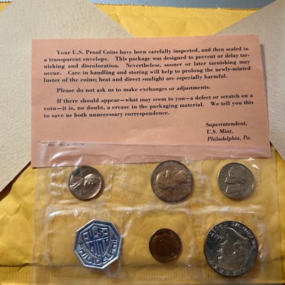 1962 P.C. US Mint set