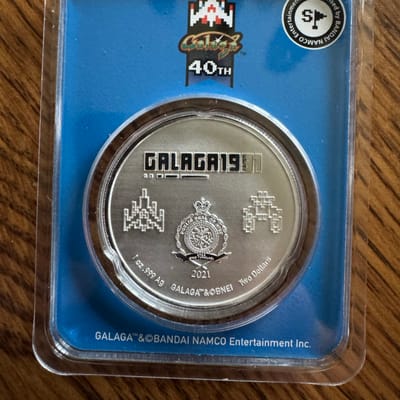 2021 Niue Galaga 1oz .999 silver coin - additional view