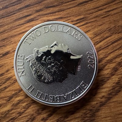 2022 Niue The Flash 1oz silver coin - additional view
