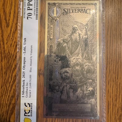 2025 Olympus Silverback -Blue PCGS 70
