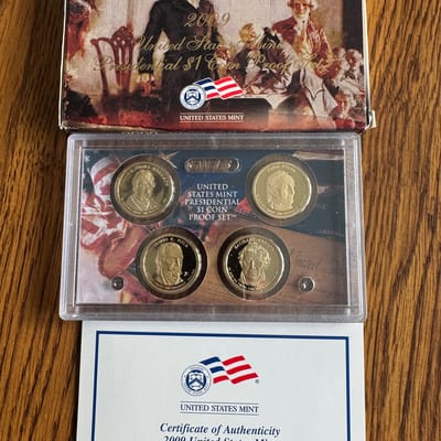 2009 Presidents Dollar Proof Set