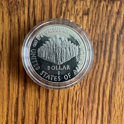 1987 constitution silver commemorative - additional view