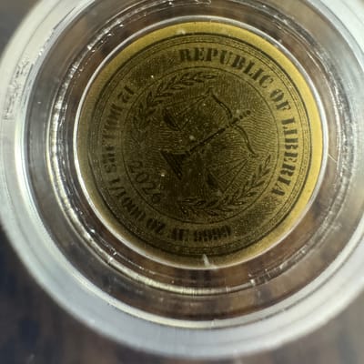 2026 1/200 oz .999 gold Liberia Ms 70 - additional view