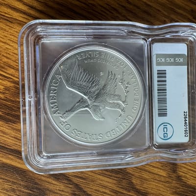 2023-W silver eagle MS 69+ Burnished - additional view