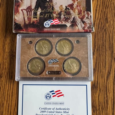 2009 Presidents Dollar Proof Set - additional view