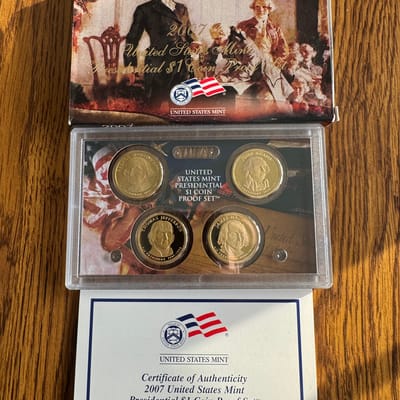 2007 President Dollar Proof Set