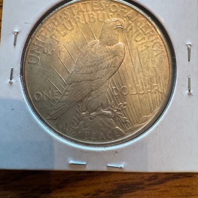 1925 Peace Dollar - additional view