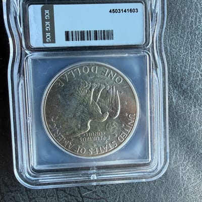 1971-S Eisenhower 40% Silver Dollar ICG MS67 - additional view