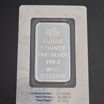 1oz Silver Bar - PAMP Suisse Lady Fortuna - additional view