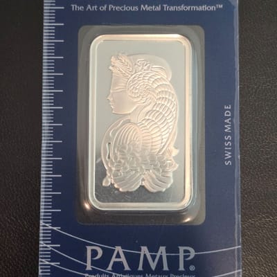 1oz Silver Bar - PAMP Suisse Lady Fortuna .999 - additional view