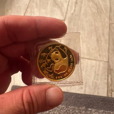 1985 gold panda 1 oz