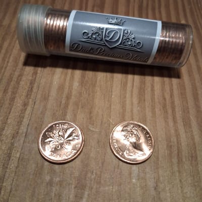 Roll of 1970 Canadian Pennies