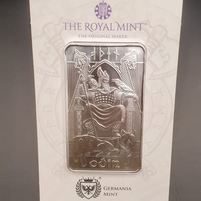 10oz Odin Germania Mint & Royal Mint Silver Bar