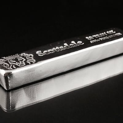 20 oz Scottsdale Cast Silver Bar  - additional view