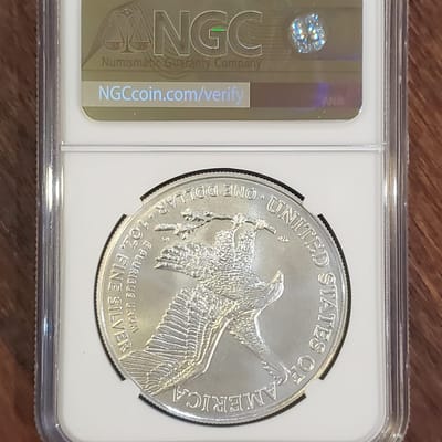 2026 1 oz Silver American Eagle Coin, NGC MS-70 - additional view
