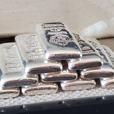100 Gram (3.215 oz) Scottsdale Silver Bar 