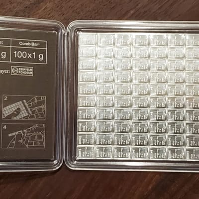1x100g CombiBar Silver - additional view