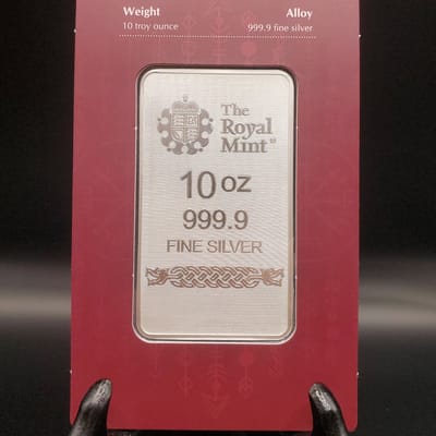 10oz Odin Germania Mint & Royal Mint Silver Bar - additional view
