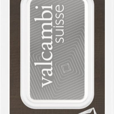 100 gram VALCAMBI SILVER BAR IN ASSAY - additional view