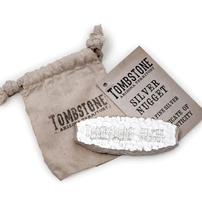 10 oz Silver Tombstone Bar - additional view