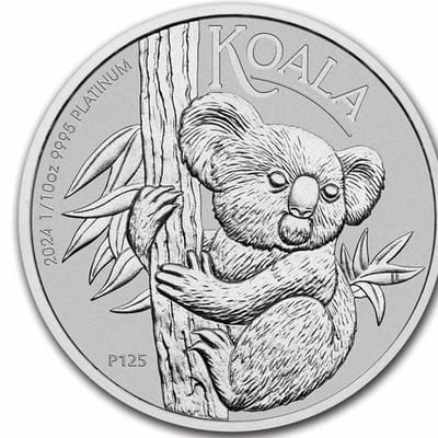 1/10 oz Platinum Koala BU 2024