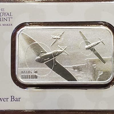 **Limited** WWII Battle of Britain 1oz Silver Bar