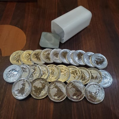 BU 1 oz Silver Britannia Random Date